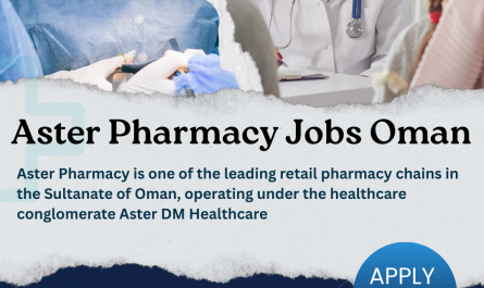 Aster Pharmacy Jobs Oman