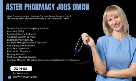 Aster Pharmacy Jobs Oman