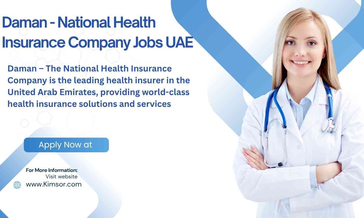 Daman - National Health Insurance Company Jobs UAE