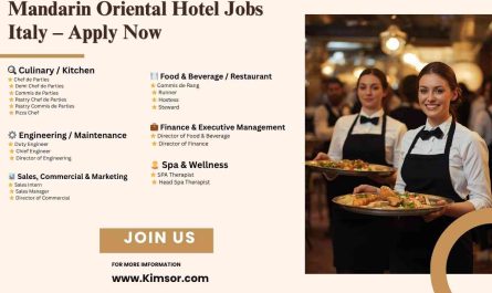 Mandarin Oriental Hotel Jobs Italy