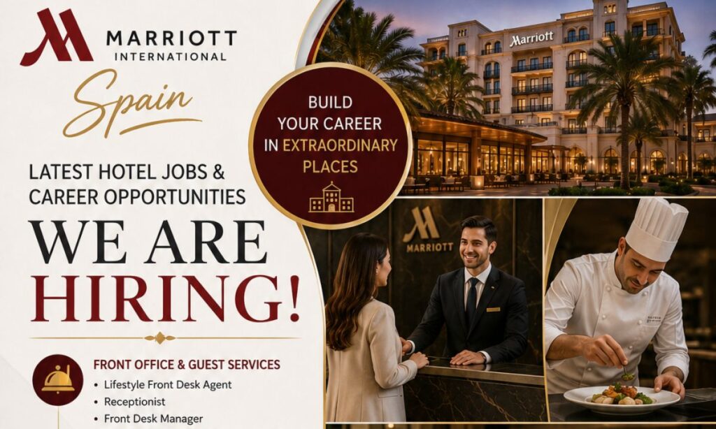 Marriott International Spain – Latest Hotel Jobs & Career Opportunities